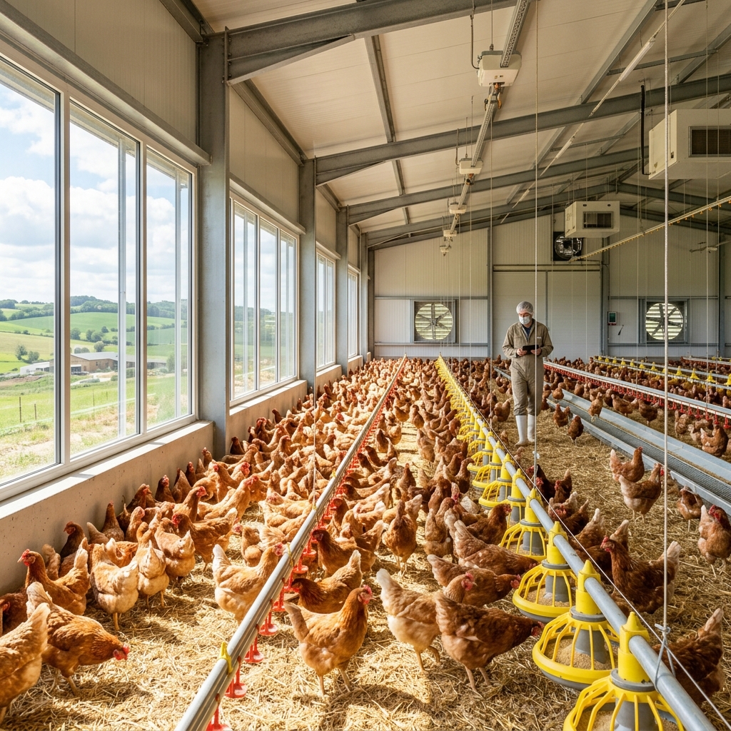 现代化的养殖基地